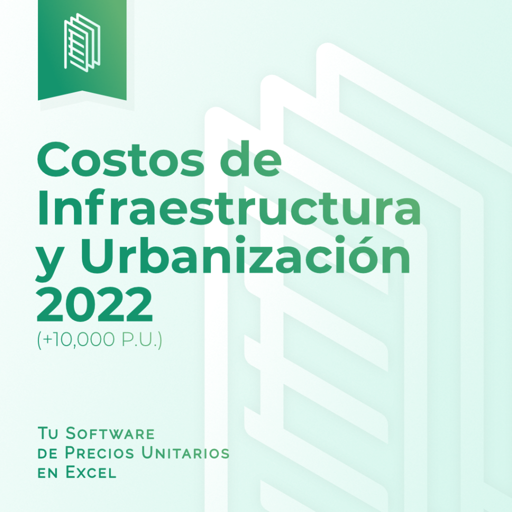 Costos Paramétricos /m2 de la Construcción 2022 Herramientas de Excel